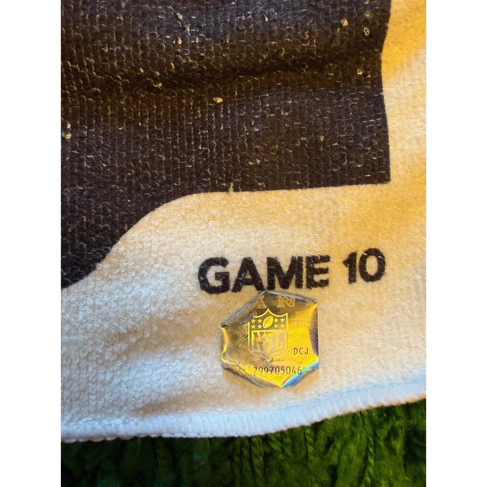NFL Rally Towel Unisex OS Black Excellent Las‎ Vegas Raiders vs Chargers 2022
